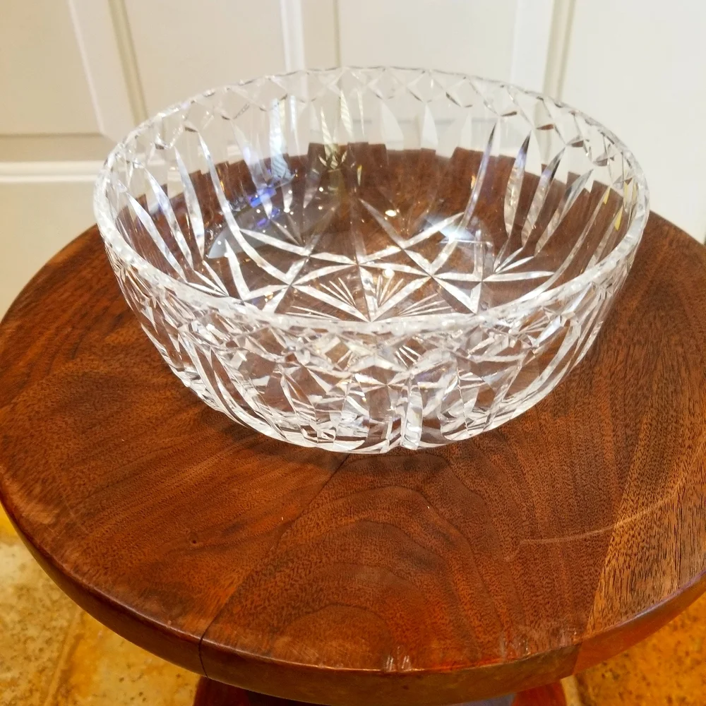 Vintage Waterford Fine Clear Cut Crystal Bowl